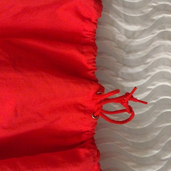 Vintage Sport Accent 80s 90s Hot Pink Petite M Hoodie Windbreaker Pullon Spring - Picture 8 of 11